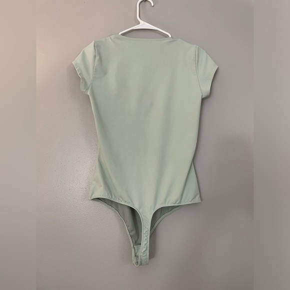 Free People Fair and Square Neck Duo Bodysuit Color Dewkist / Sea-foam Teal - Picture 6 of 11